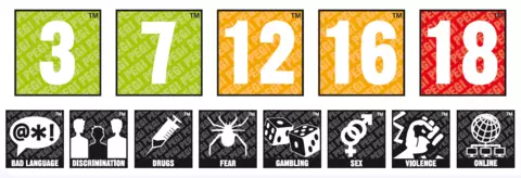 Les logos de normes PEGI